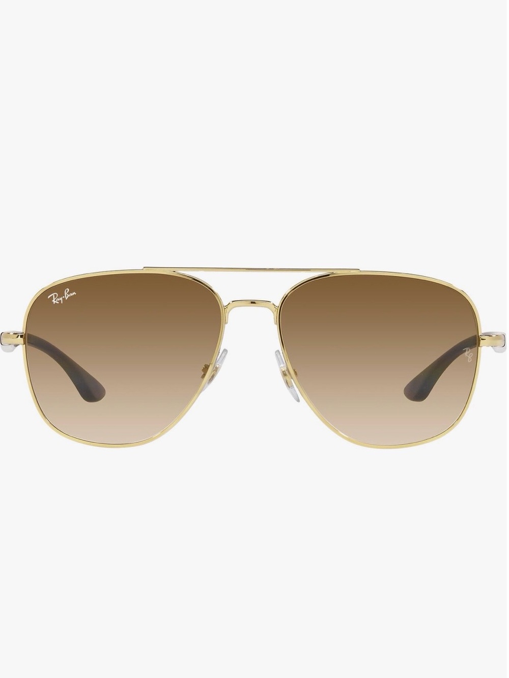 Ray-Ban 56mm Gold Frame Sunglasses with Brown Gradient Lenses